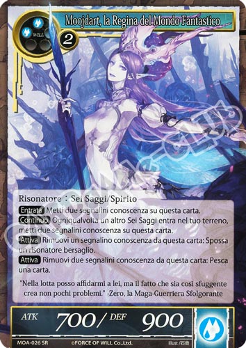 MOA1-IT026 Moojdart, la Regina del Mondo Fantastico super rara normale (IT) -NEAR MINT-
