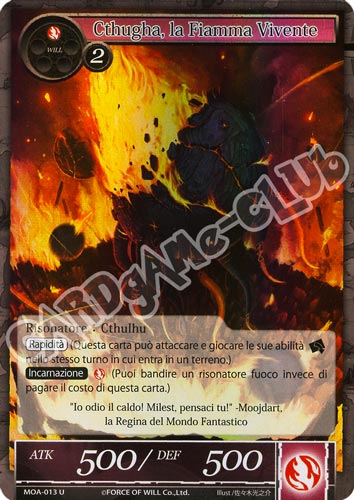 MOA1-IT013 Cthugha, la Fiamma Vivente non comune foil (IT) -NEAR MINT-