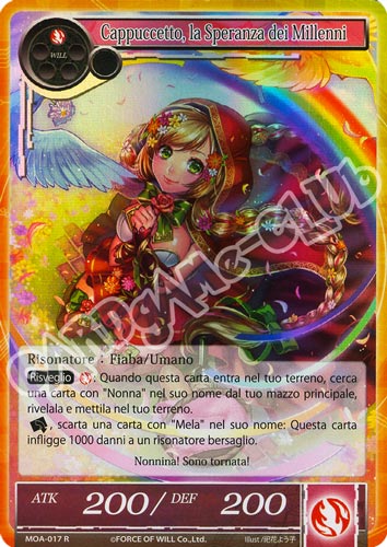 MOA1-IT017 Cappuccetto, la Speranza dei Millenni rara foil (IT) -NEAR MINT-