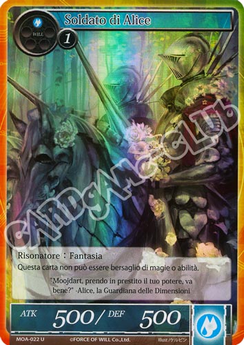 MOA1-IT022 Soldato di Alice non comune foil (IT) -NEAR MINT-
