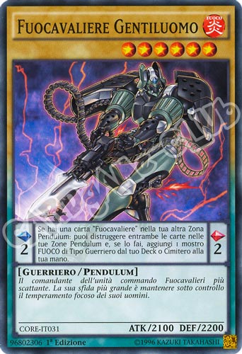 CORE-IT031 Fuocavaliere Gentiluomo comune 1a edizione (IT) -NEAR MINT-