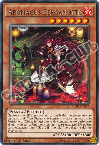 CORE-IT037 Aromagus Bergamotto rara 1a edizione (IT) -GOOD-