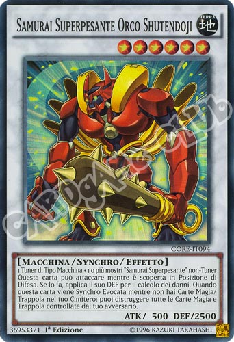 CORE-IT094 Samurai Superpesante Orco Shutendoji super rara 1a edizione (IT) -NEAR MINT-