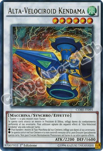 CORE-IT095 Alta-Velociroid Kendama ultra rara 1a edizione (IT) -NEAR MINT-