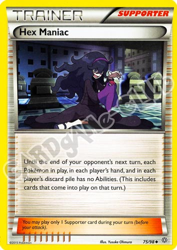 75 / 98 Hex Maniac non comune normale (EN) -NEAR MINT-