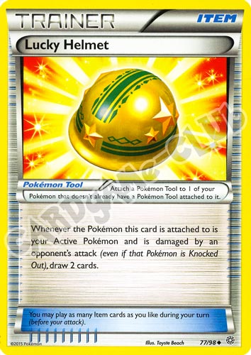 77 / 98 Lucky Helmet non comune normale (EN) -NEAR MINT-