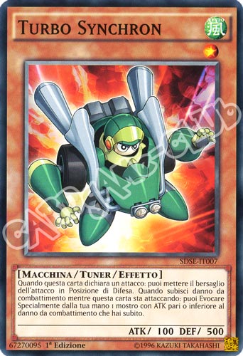 SDSE-IT007 Turbo Synchron comune 1a Edizione (IT) -NEAR MINT-
