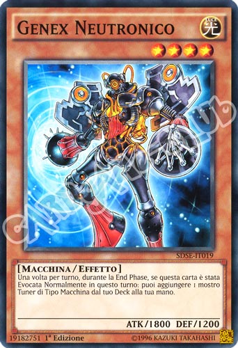 SDSE-IT019 Genex Neutronico comune 1a Edizione (IT) -NEAR MINT-