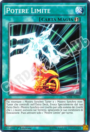 SDSE-IT025 Potere Limite comune 1a Edizione (IT) -NEAR MINT-