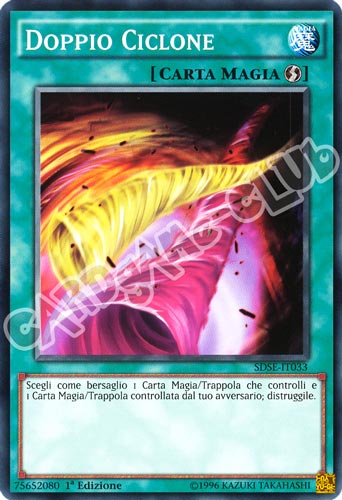 SDSE-IT033 Doppio Ciclone comune 1a Edizione (IT) -NEAR MINT-