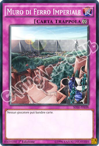 SDSE-IT038 Muro di Ferro Imperiale comune 1a Edizione (IT) -NEAR MINT-