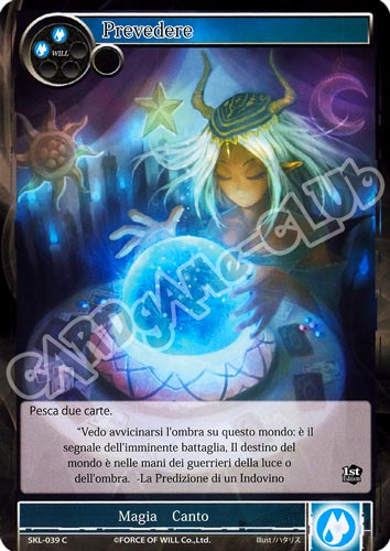 SKL1-IT039 Prevedere comune normale (IT) -NEAR MINT-