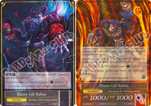 SKL1-IT094 Blazer Gill Rabus / Blazer Gill Rabus rara normale/foil (IT) -NEAR MINT-