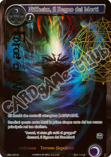 SKL1-IT074 Niflheim, il Regno dei Morti rara parallel (IT) -NEAR MINT-