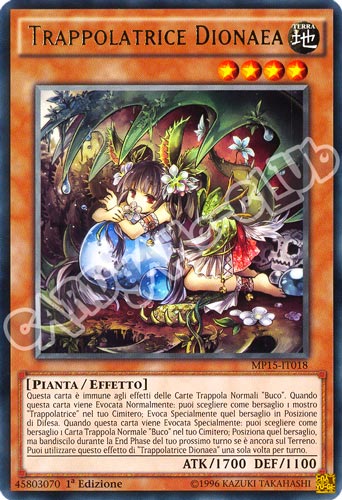 MP15-IT018 Trappolatrice Dionaea rara 1a Edizione (IT) -NEAR MINT-