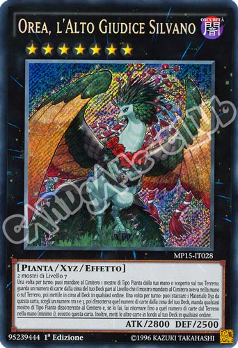 MP15-IT028 Orea, l'Alto Giudice Silvano rara segreta 1a Edizione (IT) -NEAR MINT-
