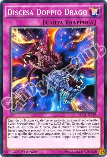 MP15-IT039 Discesa Doppio Drago comune 1a Edizione (IT) -NEAR MINT-