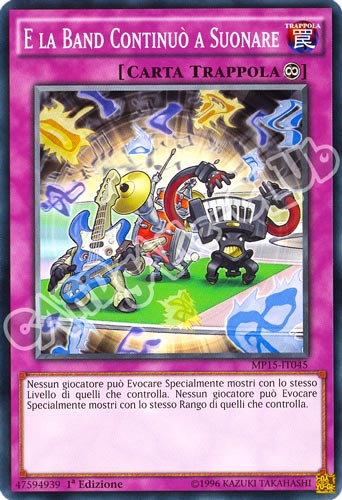 MP15-IT045 E la Band Continuo' a Suonare comune 1a Edizione (IT) -NEAR MINT-