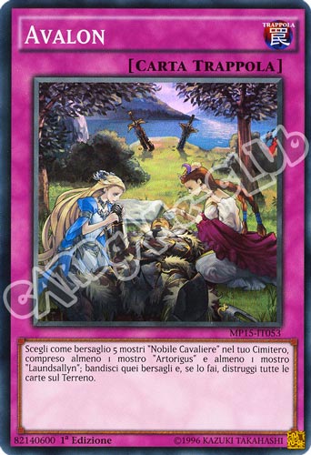 MP15-IT053 Avalon super rara 1a Edizione (IT) -NEAR MINT-