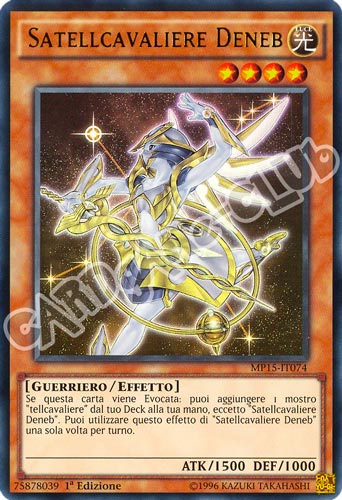 MP15-IT074 Satellcavaliere Deneb ultra rara 1a Edizione (IT) -NEAR MINT-