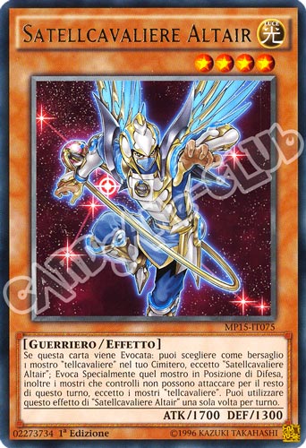 MP15-IT075 Satellcavaliere Altair rara 1a Edizione (IT) -NEAR MINT-
