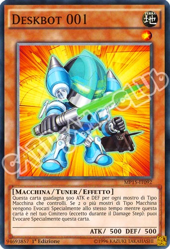MP15-IT092 Deskbot 001 comune 1a Edizione (IT) -NEAR MINT-