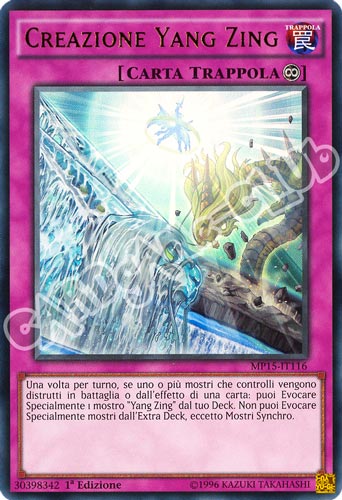 MP15-IT116 Creazione Yang Zing ultra rara 1a Edizione (IT) -NEAR MINT-