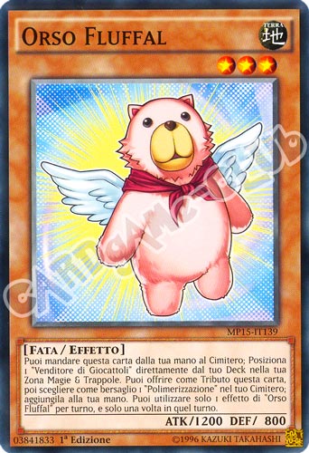 MP15-IT139 Orso Fluffal comune 1a Edizione (IT) -NEAR MINT-