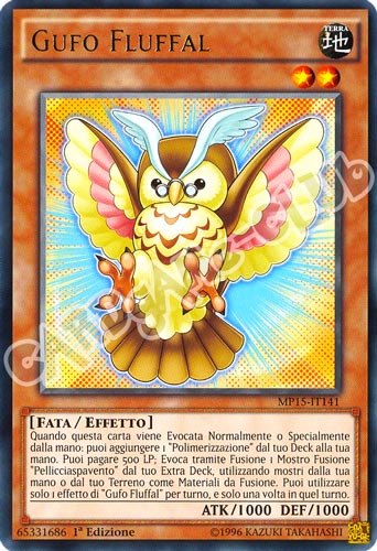 MP15-IT141 Gufo Fluffal rara 1a Edizione (IT) -NEAR MINT-