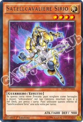 MP15-IT146 Satellcavaliere Sirio rara 1a Edizione (IT) -NEAR MINT-