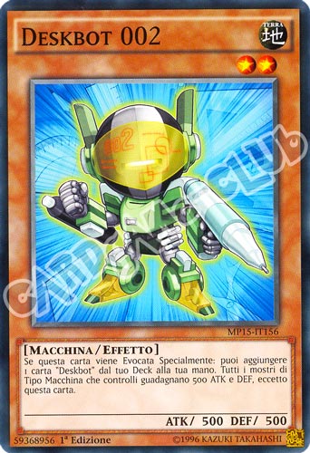 MP15-IT156 Deskbot 002 comune 1a Edizione (IT) -NEAR MINT-