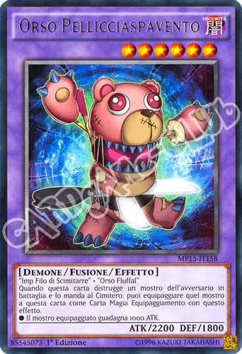 MP15-IT158 Orso Pellicciaspavento rara 1a Edizione (IT) -NEAR MINT-