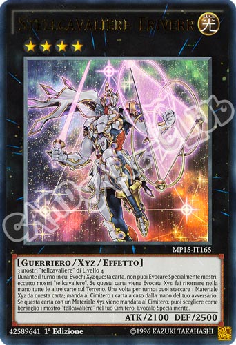 MP15-IT165 Stellcavaliere Triverr ultra rara 1a Edizione (IT) -NEAR MINT-