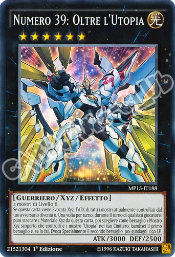 MP15-IT188 Numero 39: Oltre l'Utopia super rara 1a Edizione (IT) -NEAR MINT-