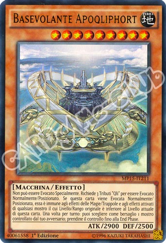 MP15-IT211 Basevolante Apoqliphort ultra rara 1a Edizione (IT) -NEAR MINT-