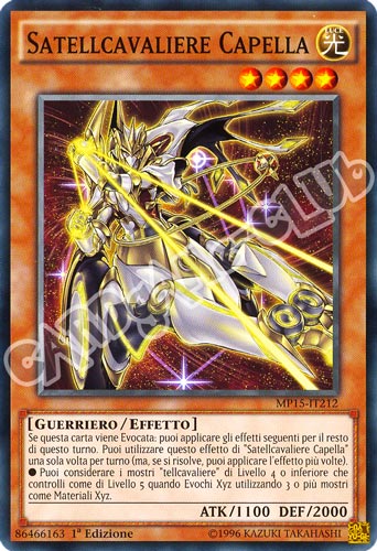 MP15-IT212 Satellcavaliere Capella comune 1a Edizione (IT) -NEAR MINT-