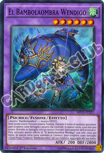 MP15-IT221 El Bambolaombra Wendigo super rara 1a Edizione (IT) -NEAR MINT-