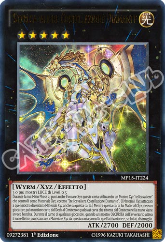 MP15-IT224 Stellcavaliere Costellazione Diamante ultra rara 1a Edizione (IT) -NEAR MINT-
