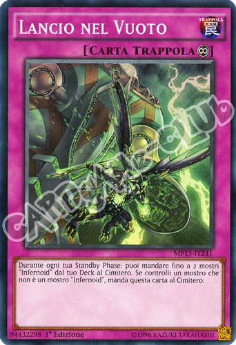 MP15-IT241 Lancio nel Vuoto super rara 1a Edizione (IT) -NEAR MINT-