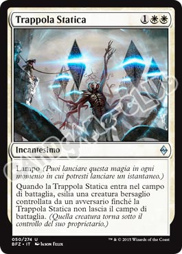 050 / 274 Trappola Statica non comune (IT) -NEAR MINT-