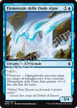 088 / 274 Elementale delle Onde Alate comune (IT) -NEAR MINT-