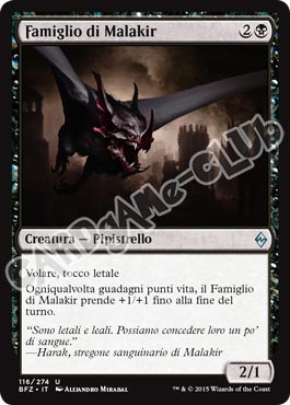 116 / 274 Famiglio di Malakir non comune (IT) -NEAR MINT-