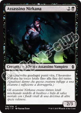 118 / 274 Assassino Nirkana comune (IT) -NEAR MINT-