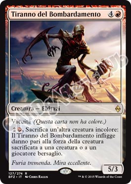 127 / 274 Tiranno del Bombardamento rara (IT) -NEAR MINT-