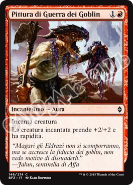 146 / 274 Pittura di Guerra dei Goblin comune (IT) -NEAR MINT-
