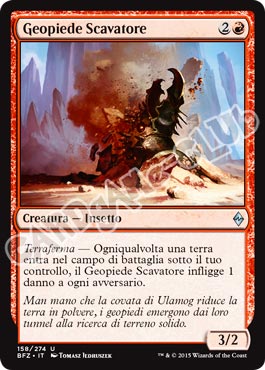 158 / 274 Geopiede Scavatore non comune (IT) -NEAR MINT-