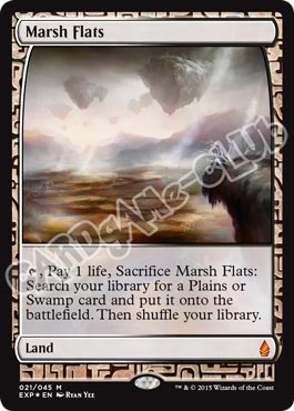 021 / 045 Marsh Flats rara mitica foil (EN) -NEAR MINT-