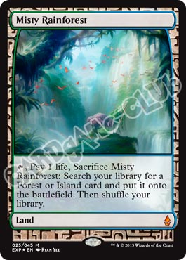 025 / 045 Misty Rainforest rara mitica foil (EN) -NEAR MINT-