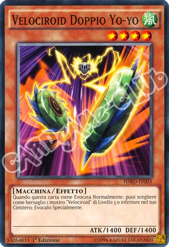 HSRD-IT003 Velociroid Doppio Yo-yo comune 1a edizione (IT) -NEAR MINT-