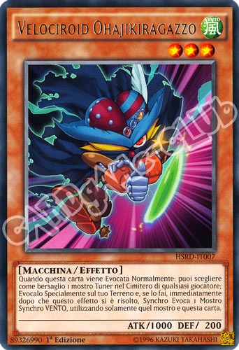 HSRD-IT007 Velociroid Ohajikiragazzo rara 1a edizione (IT) -NEAR MINT-